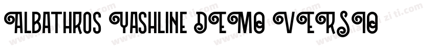Albathros Yashline DEMO VERSION It字体转换